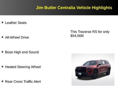 2026 Chevrolet Traverse RS