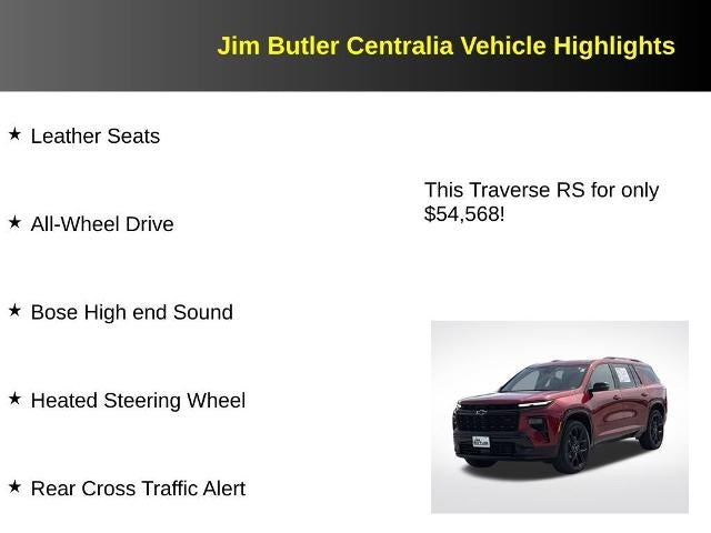 2026 Chevrolet Traverse RS
