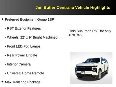2026 Chevrolet Suburban RST