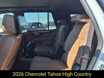 2026 Chevrolet Tahoe High Country