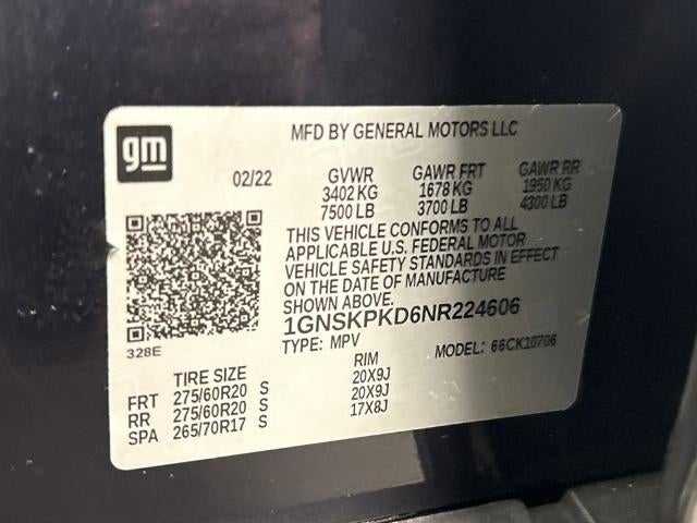 2022 Chevrolet Tahoe Z71