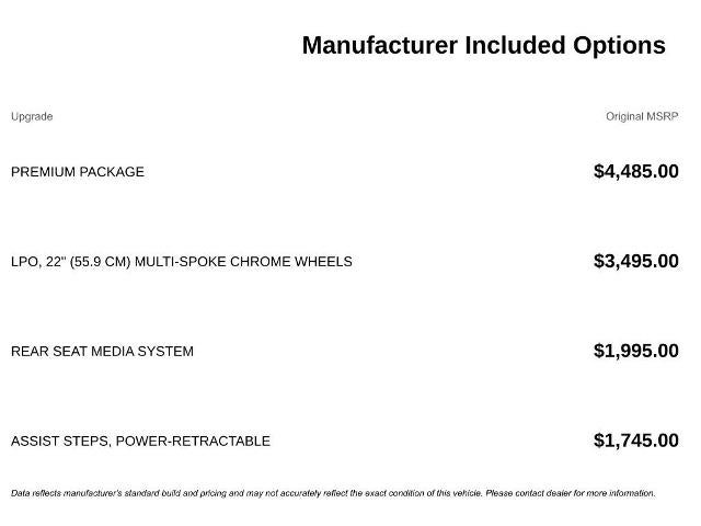 2022 Chevrolet Tahoe Premier