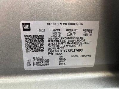 2025 GMC Sierra 3500 HD SLE DRW