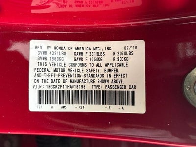 2017 Honda Accord Sport SE