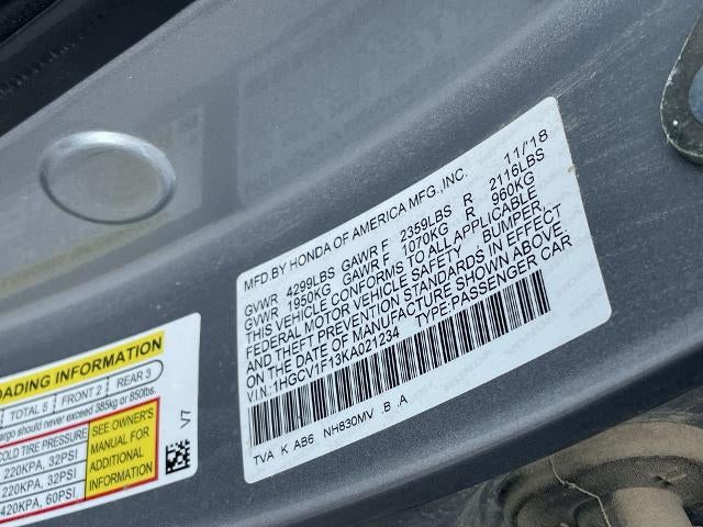 2019 Honda Accord LX