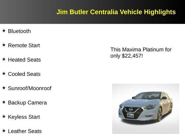 2018 Nissan Maxima 3.5 Platinum