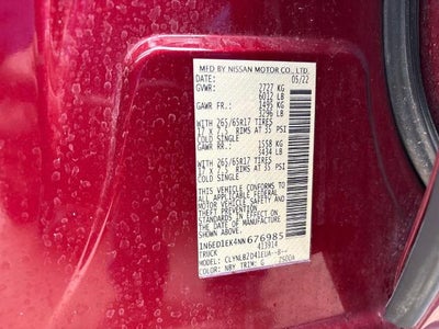 2022 Nissan Frontier Crew Cab SV 4x4