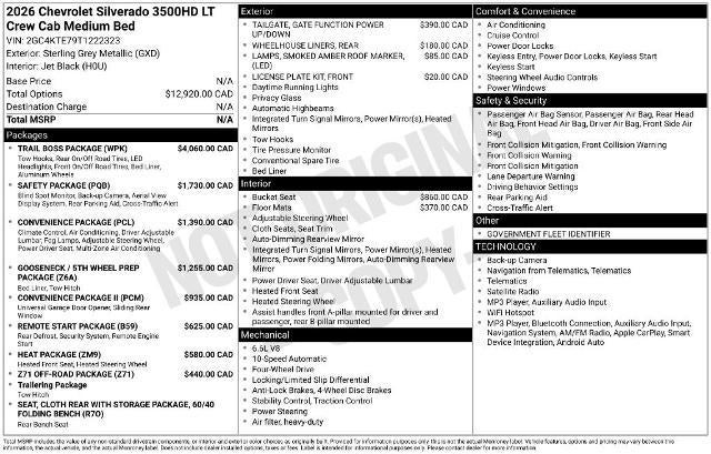 2026 Chevrolet Silverado 3500 HD LT - Photo 34