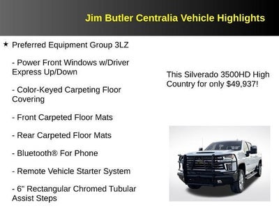 2022 Chevrolet Silverado 3500 HD High Country