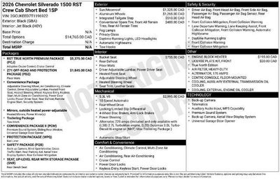 2026 Chevrolet Silverado 1500 RST