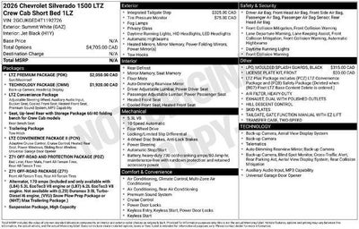2026 Chevrolet Silverado 1500 LTZ