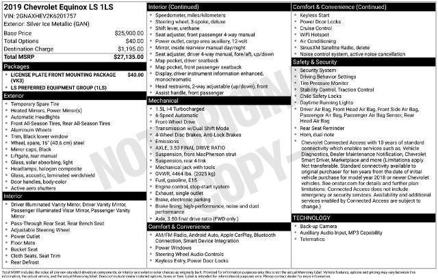 2019 Chevrolet Equinox LS