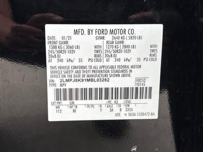 2021 Lincoln Nautilus Reserve