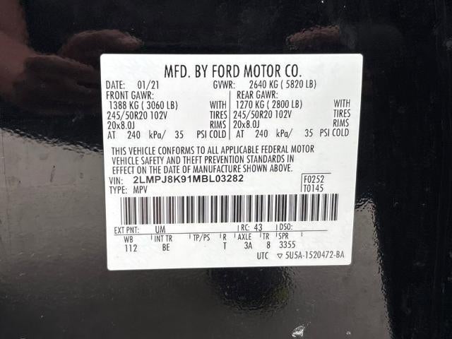 2021 Lincoln Nautilus Reserve