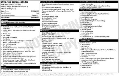 2025 Jeep Compass Limited