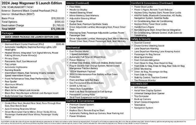 2024 Jeep Wagoneer S Launch Edition