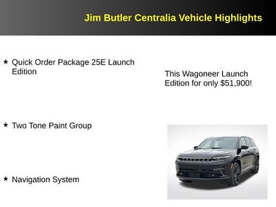 2024 Jeep Wagoneer S Launch Edition