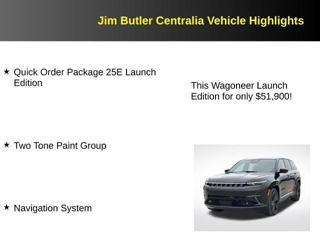 2024 Jeep Wagoneer S Launch Edition