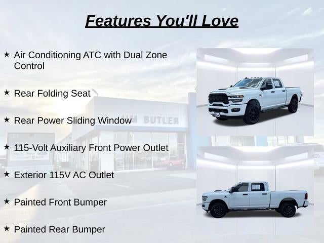 2026 RAM 2500 Black Express Crew Cab 4x4 6'4" Box