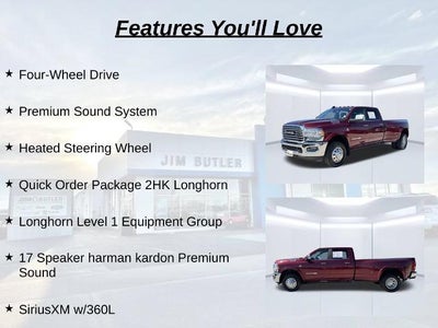 2020 RAM 3500 Laramie Longhorn Crew Cab 4x4 8' Box