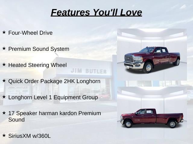 2020 RAM 3500 Laramie Longhorn Crew Cab 4x4 8' Box