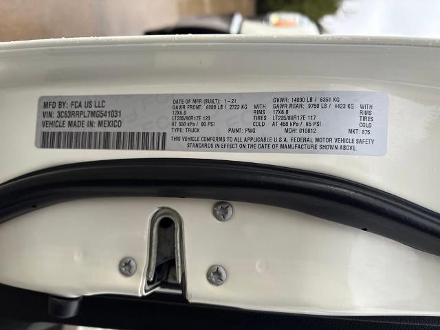 2021 RAM 3500 Limited Mega Cab 4x4 6'4" Box