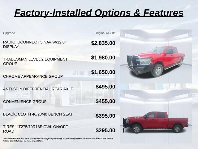 2023 RAM 2500 Tradesman Crew Cab 4x4 6'4" Box