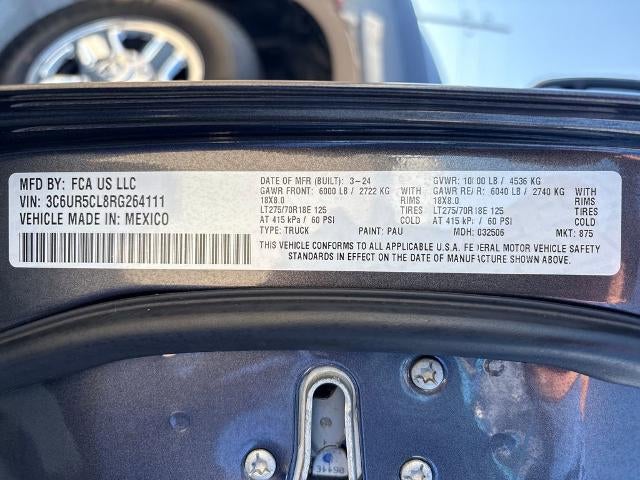 2024 RAM 2500 Tradesman Crew Cab 4x4 6'4" Box