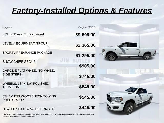 2022 RAM 2500 Big Horn Crew Cab 4x4 6'4" Box