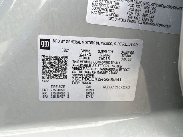 2024 Chevrolet Silverado 1500 Custom Trail Boss