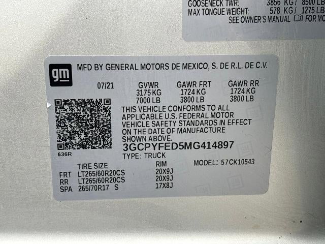 2021 Chevrolet Silverado 1500 LT Trail Boss