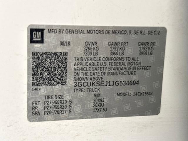 2018 Chevrolet Silverado 1500 LTZ