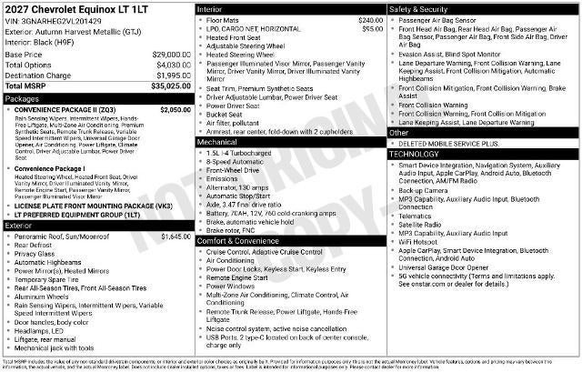 2027 Chevrolet Equinox LT