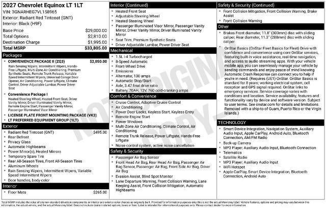 2027 Chevrolet Equinox LT