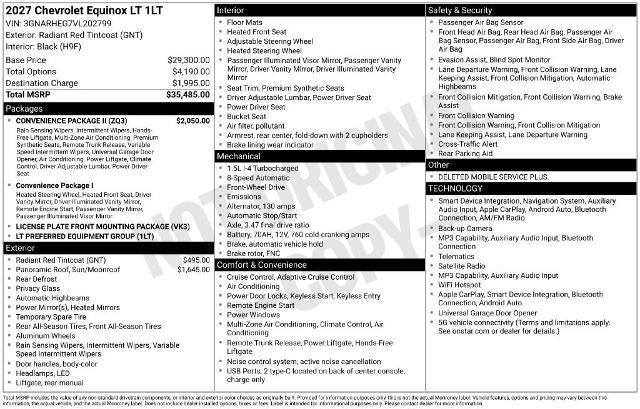 2027 Chevrolet Equinox LT