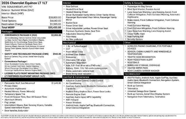 2026 Chevrolet Equinox LT