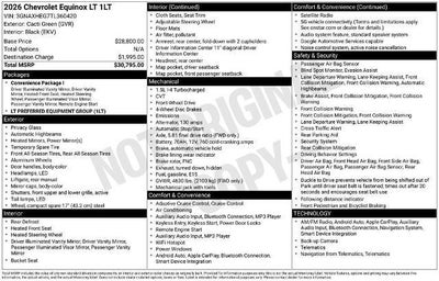 2026 Chevrolet Equinox LT