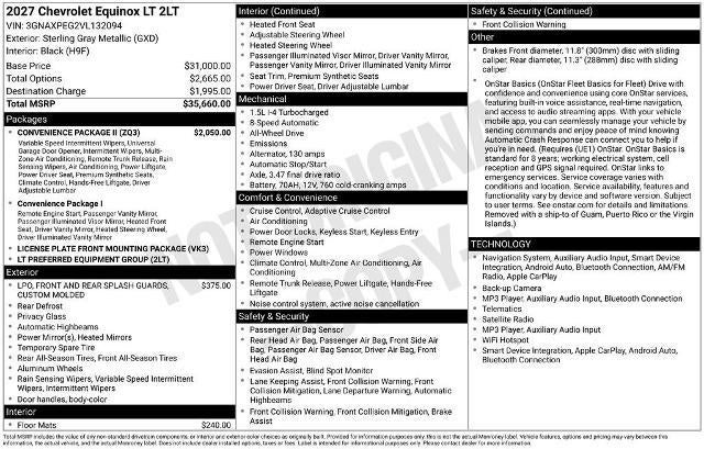2027 Chevrolet Equinox LT