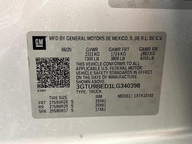 2020 GMC Sierra 1500 SLE