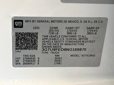 2022 GMC Sierra 1500 Limited Denali