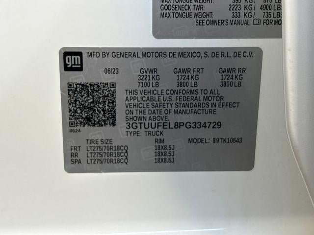 2023 GMC Sierra 1500 AT4X