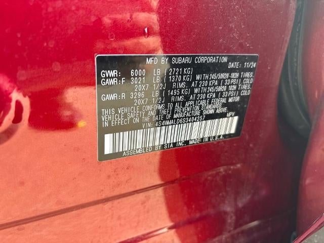 2025 Subaru Ascent Limited 8-Passenger