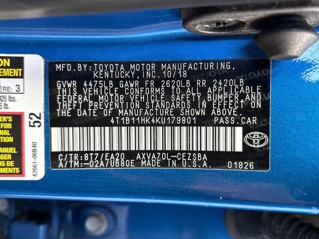 2019 Toyota Camry SE