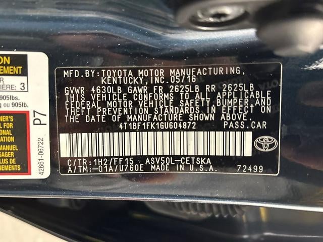 2016 Toyota Camry XLE