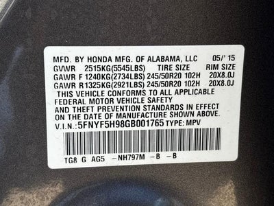 2016 Honda Pilot Touring