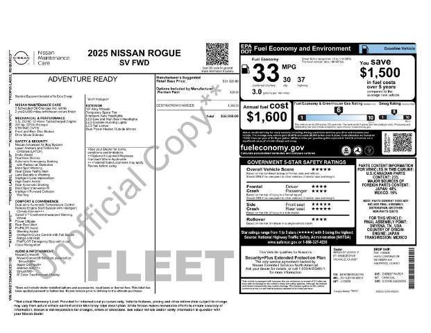 2025 Nissan Rogue SV FWD