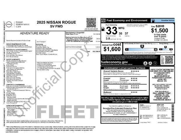 2025 Nissan Rogue SV FWD