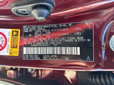 2014 Toyota Highlander XLE V6