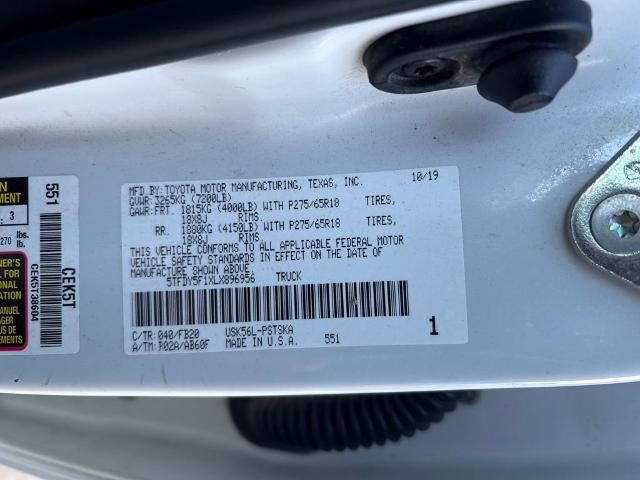 2020 Toyota Tundra 4WD SR5