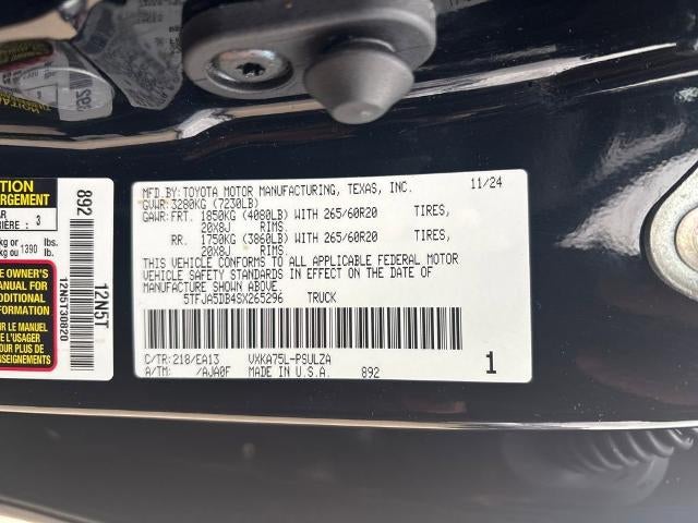 2025 Toyota Tundra Limited